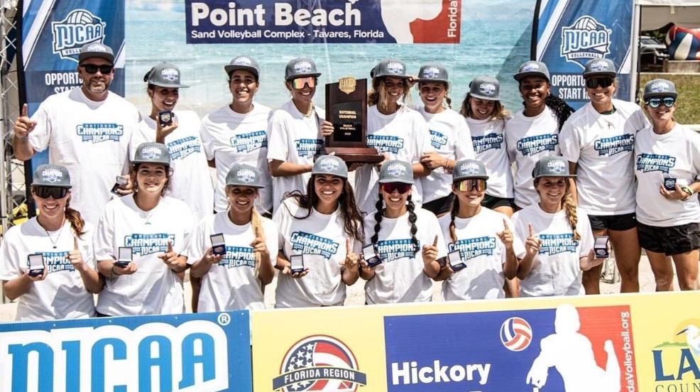 Palm Beach State wins inaugural beach volleyball championship