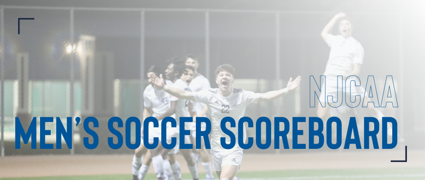 NJCAA Men's Soccer Scoreboard