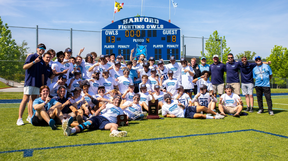 Harford Claims First Men's Lacrosse Championship with Undefeated Season