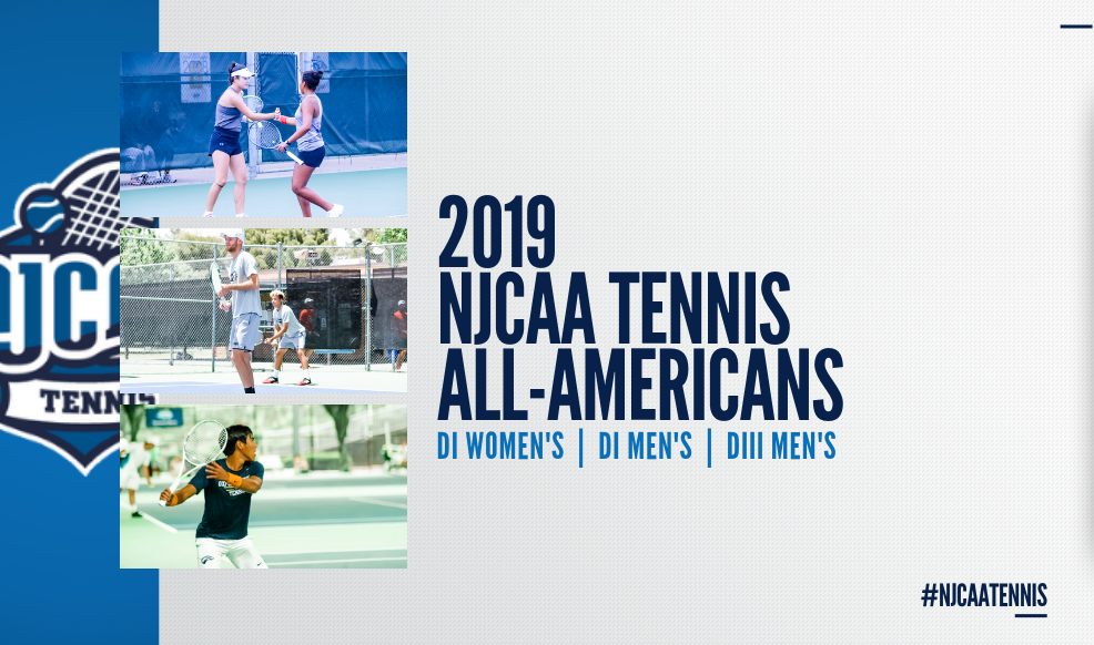 NJCAA announces 2019 tennis All-America teams