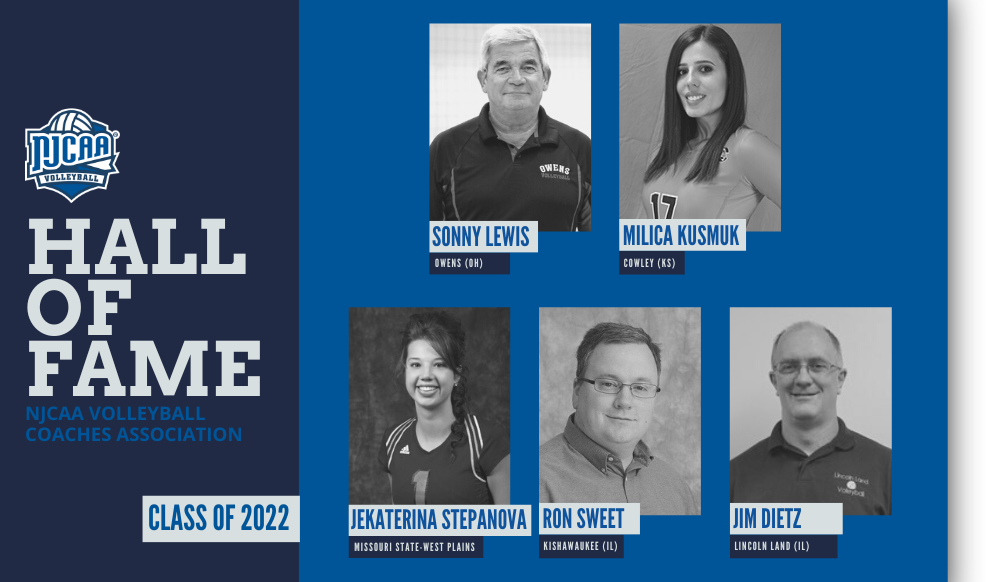 NJCAA Volleyball Coaches Association Hall of Fame announced
